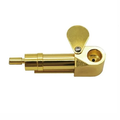 Solid Brass Tobacco Smoking Pipe Brass Chamber Bowl Hand Proto Pipes Hot - Picture 9 of 14