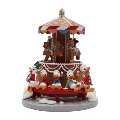 Disney's Donald Duck & Daisy Gingerbread Carousel Village by St. Nicholas Square