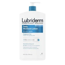 Lubriderm Fragrance-Free Daily Moisture Lotion 24oz – Sensitive Skin