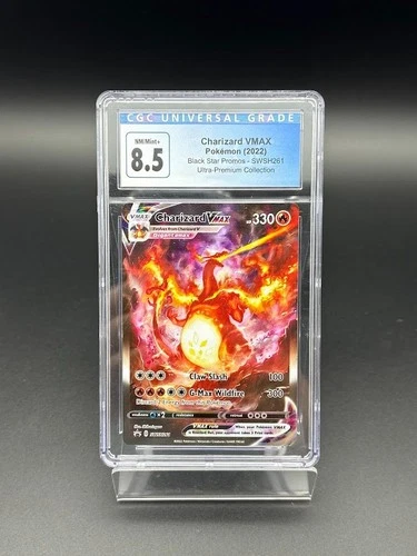 Charizard VMAX Black Star Promos SWSH261 Cgc 8.5 Blue Label