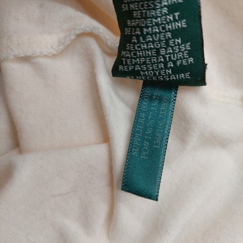 Lauren by Ralph Lauren Damen Hemd Größe 2X Henley Elfenbein Weiß - Bild 9 von 9