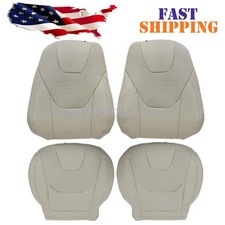 For Ford Fusion Titanium 2013-2017 Front Bottom Top Leather Ac Seat Cover Tan For Ford Fusion Titanium 2013-2017 Front Bottom Top Leather Ac Seat Cover Tan