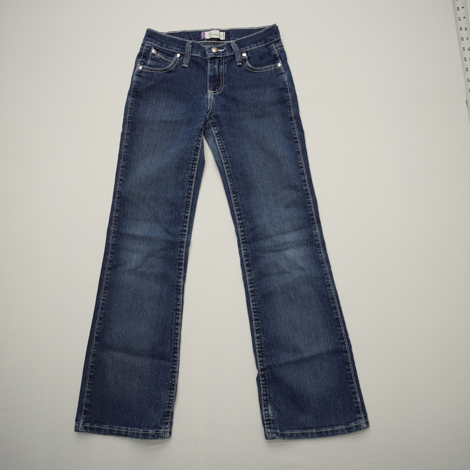 Size 10 Blue Denim Western Stretch (24x27.5)