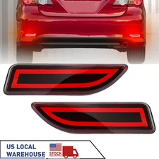 For 2011-2013 Toyota Corolla Lexus CT200h LED Rear Bumper Reflector Brake Lights