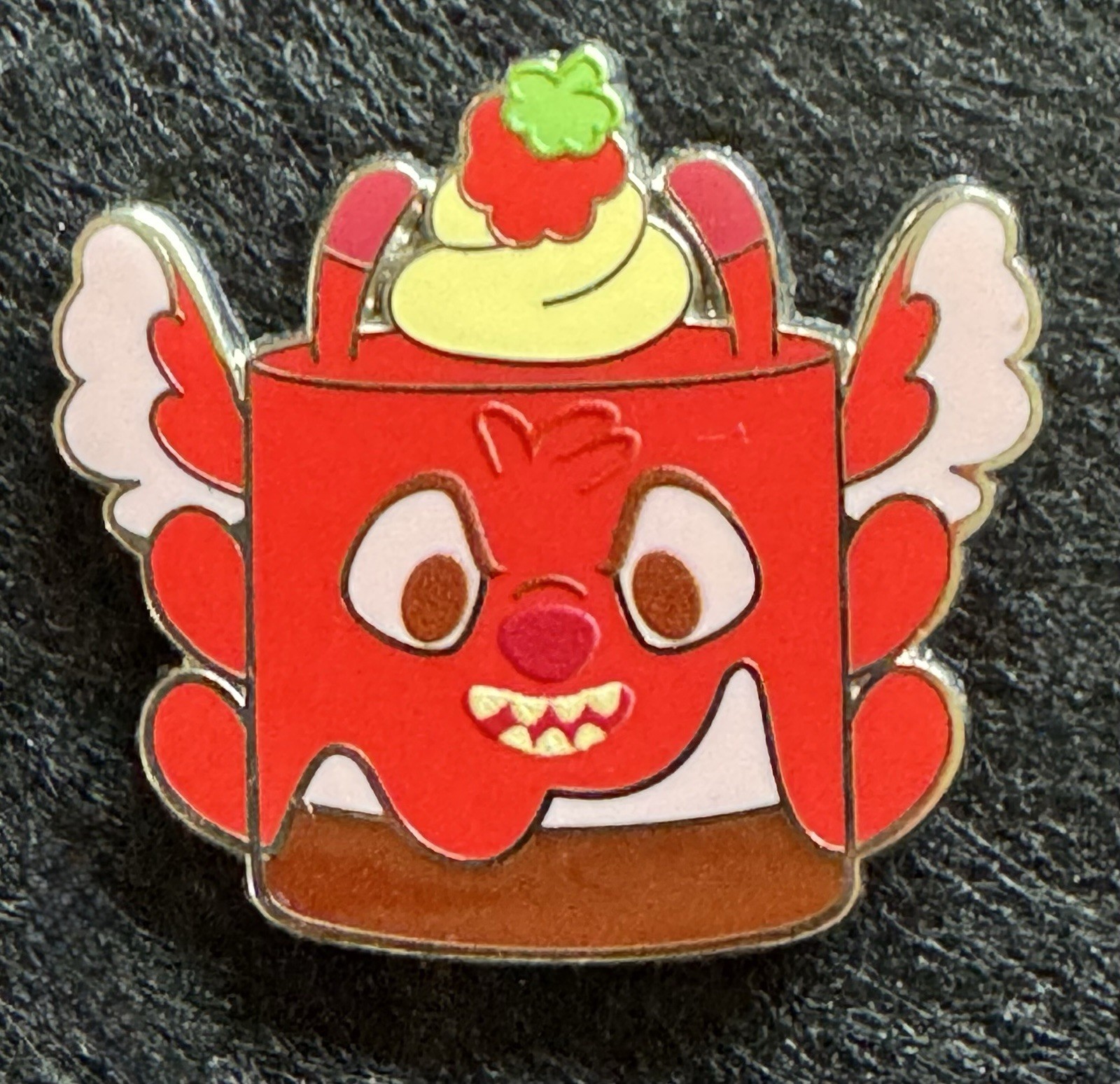 Walt Disney Pin Leroy Chocolate Raspberry Mousse Cake Lilo & Stitch Munchlings 