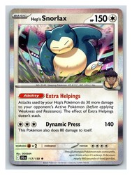 Hop's Snorlax 117/159 Journey Together Reverse Holo Rare