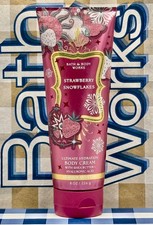 Bath  Body Works Strawberry Snowflakes Ultimate Hydration Body Cream 8 oz