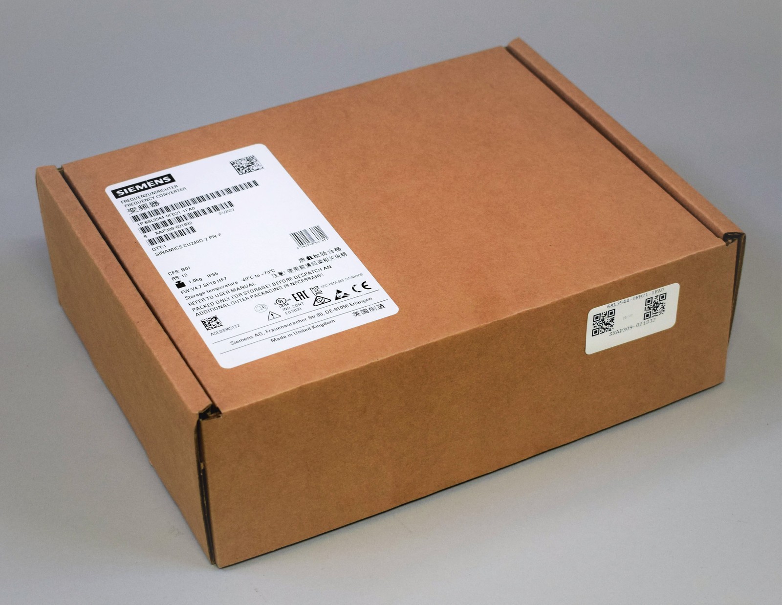 New Siemens 6SL3544-0FB21-1FA0 [24 Months Warranty]