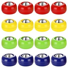 Mini Shuffleboard Replacement Pucks Set - Tabletop Curling Equipment Rollers