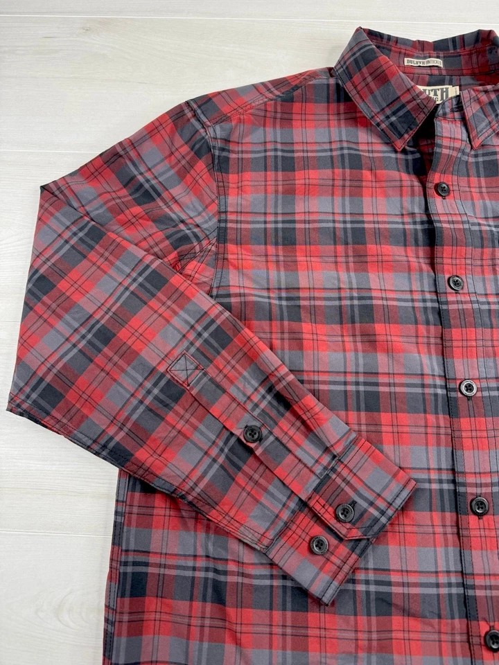 Camisa Duluth Trading Untacked Ajuste Estándar Nylon Abotonada Exterior Ligera L Foto 2 de 4