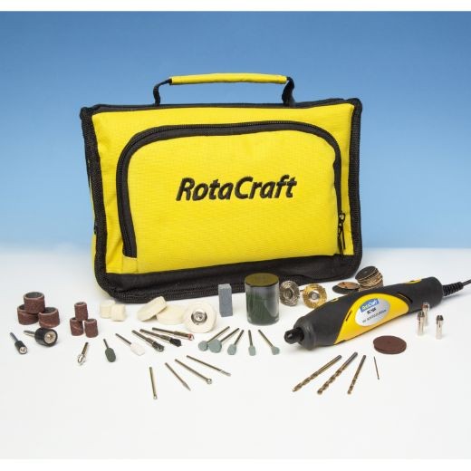 ROTACRAFT RC18X Variable Speed 5000-25000rpm Mini 18v Rotary 75 piece Tool Kit - Image 7
