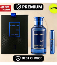 Bharara Bleu Pour Homme Eau De Parfum For Men 100ml/ 3.4 oz Spray New In Box