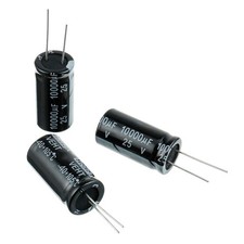 5 Pack 10000uF 25V Aluminum Electrolytic Capacitors 18x35mm 20 Radial