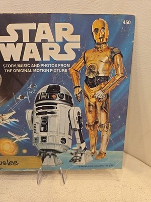 Star Wars (Original 1979 US Read-Along Book and 7inch Record w/24