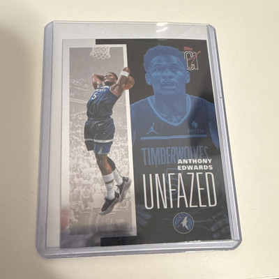 Topps Signature Class Unfazed Anthony Edwards Timberwolves Karte #FAZE-1 2026