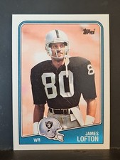 1988 Topps #329 James Lofton HOF RAIDERS 