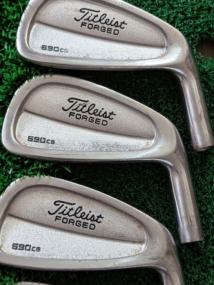 Titleist 690 CB Iron Set 3-PW Heads Only - RH Good Shape! - Image 2 of 4