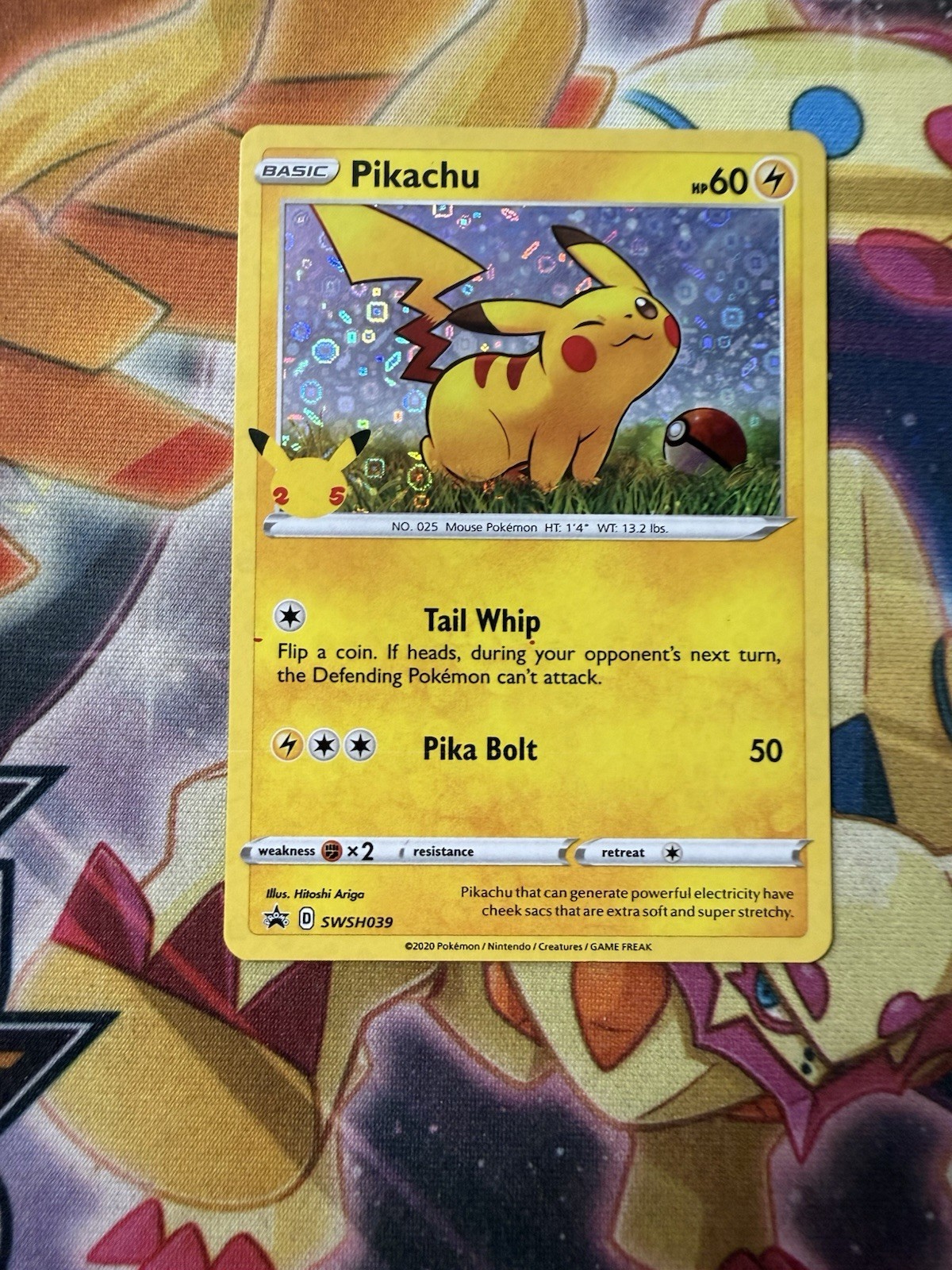 Pokemon Pikachu - (General Mills) SWSH039 Sword And Shield Black Star Promo NM