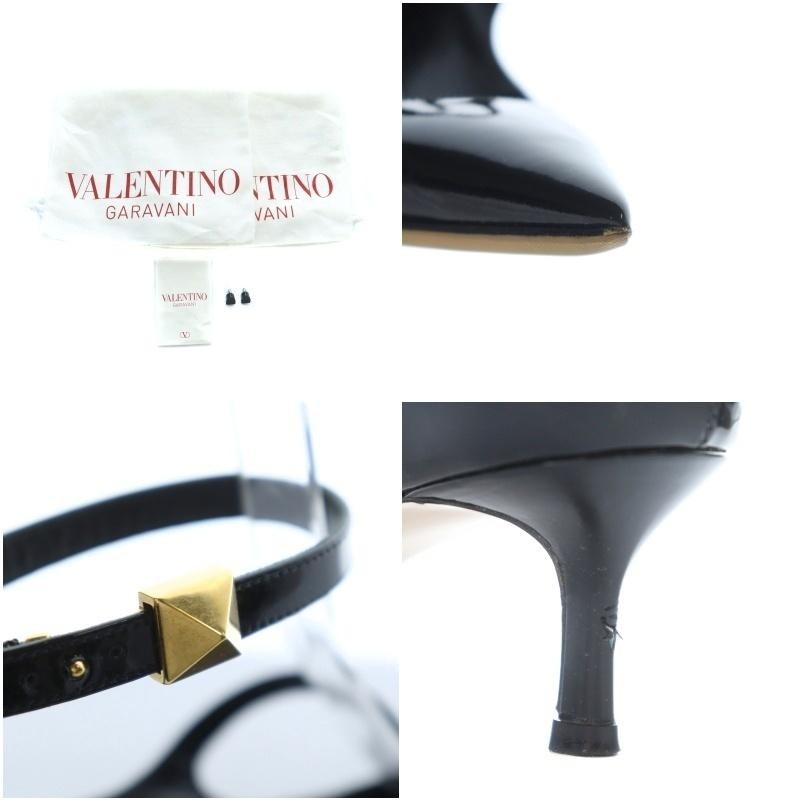 Valentino Garavani Pumps Heel Studded Leather Black EU38.5/US8.5 116206c thumbnail 7