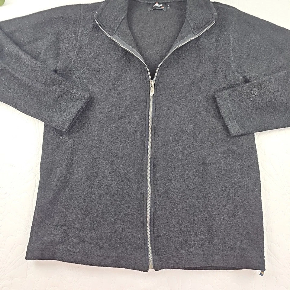 Chaqueta clásica Ivanhoe of Sweden de lana hervida negra con cremallera completa para hombre talla XL Foto 2 de 4