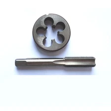 Right Hand Metric Set 2 Pieces Taper and Plug Tap and Die Thread M1 - M20