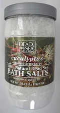 1 Count Dead Sea Collection 34.2 Oz Eucalyptus Oil Natural Dead Sea Bath Salts