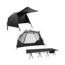 Cot Tent Combo 83" L x 31.5" W 12.8lbs , 1 Person Portable Camping Off-Ground...