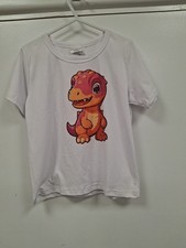 3-4 Jahre weißes T-Shirt Baby Dinosaurier