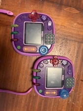 2x LeapFrog RockIt Twist Rotatable Educational Learning Game Systems Purple