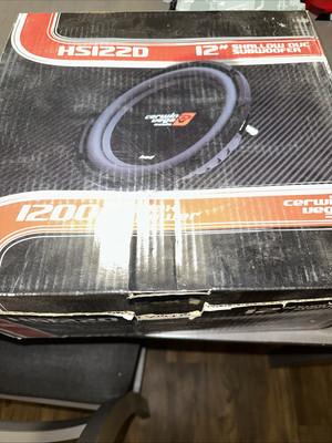 Cerwin-Vega HS122D Hed Dvc Shallow Subwoofer (12'', 2ohm), Black