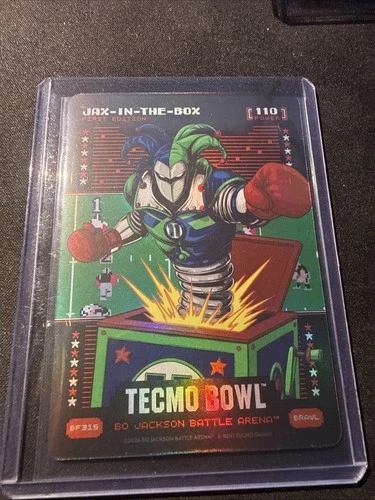 2026 Bo Jackson Battle Arena Tecmo Bowl Red Battlefoil Jax-In-The-Box Power 110
