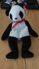 Ty Beanie Babies Panda Bear READ DESCRIPTION