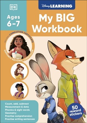 Disney Learning Big Workbook Ages 6-7 (Year 2) by DK (Paperback Book)