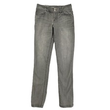 Karen Millen Grey Wash Denim Skinny Jeans Women's 4 Designer Stretch