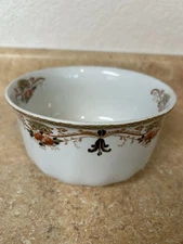 Imperial Semi Porcelain Myott Son & Co England Rosslyn Individual Bowl 6x3” Dish