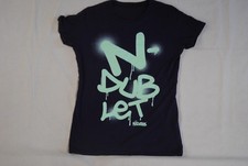N-DUBZ N-DUBLET LOGO LADIES SKINNY T SHIRT NEW OFFICIAL BAND GROUP TULISA RARE