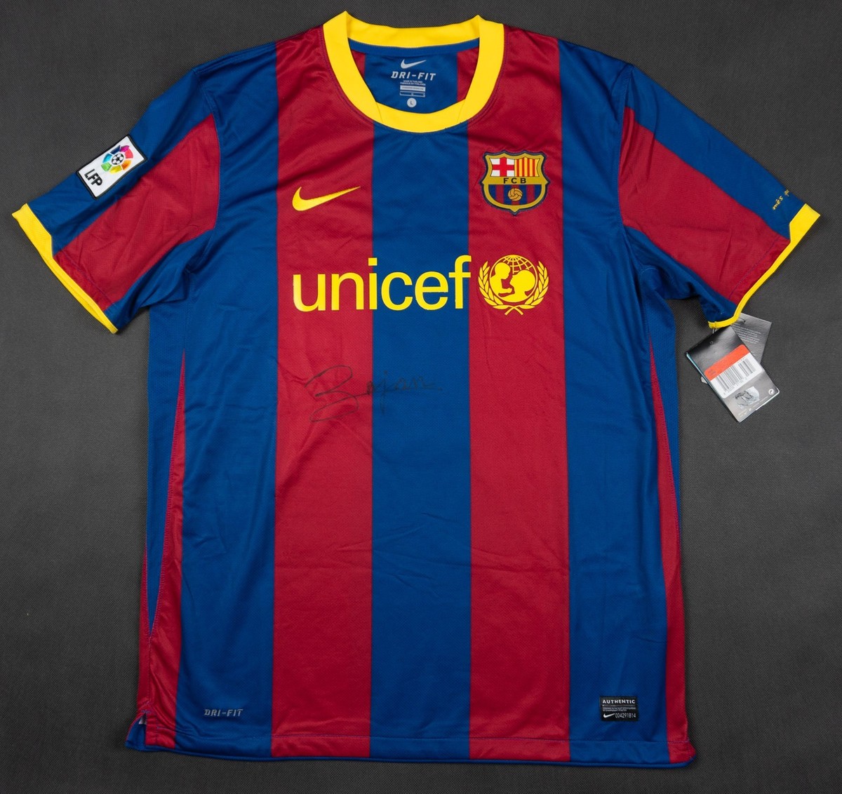 FC BARCELONA 2010-2011 BOJAN KRKIC JERSEY SHIRT HOME L NIKE