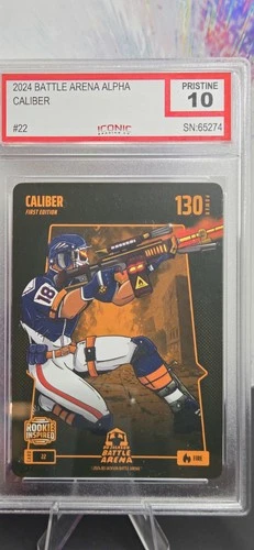 2024 Bo Jackson Battle Arena Caliber Caleb Williams RC #BF-38 Fire Battlefoil
