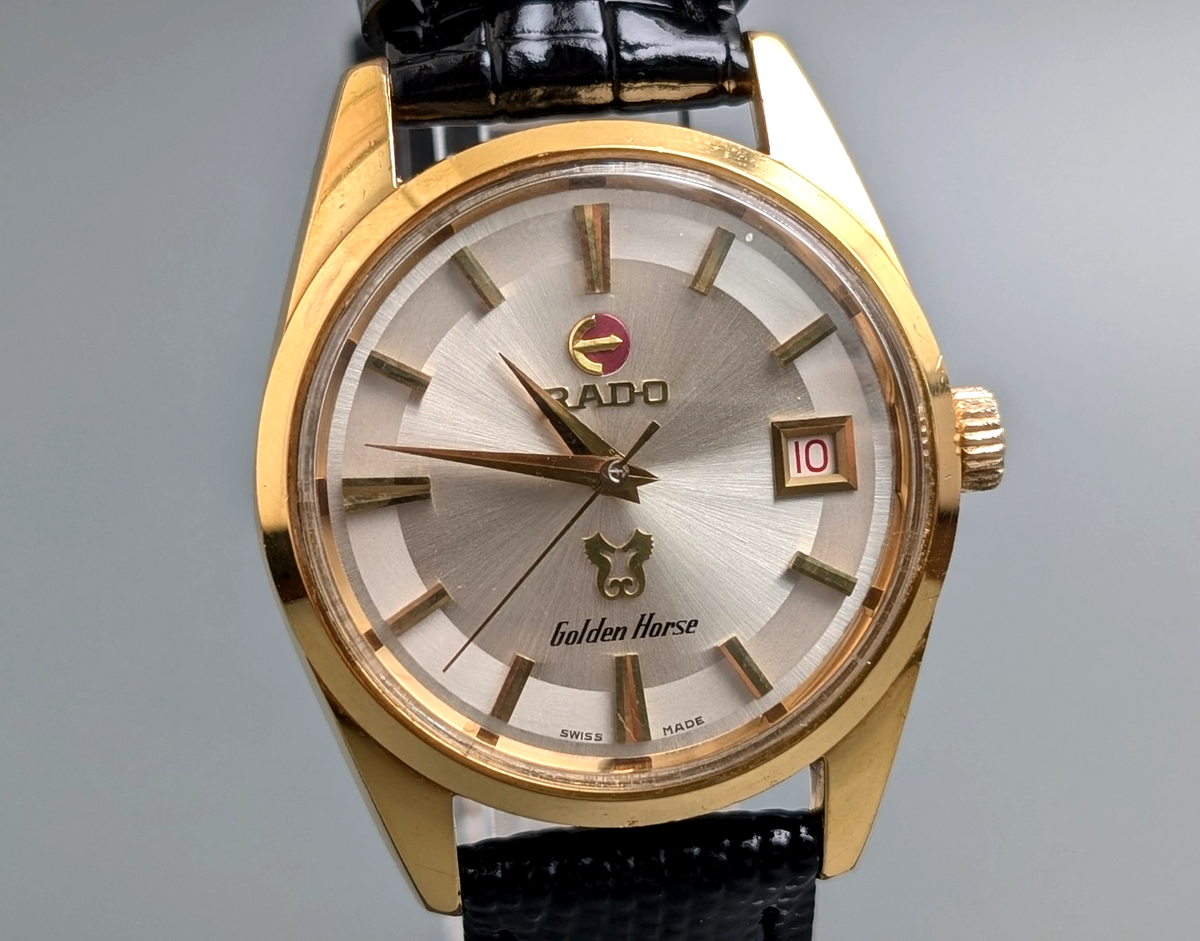 RADO Golden Horse 623.3001.2 Automatic Gold Men's Watch Vintage