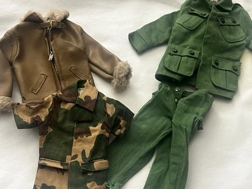 Vintage Hasbro Atomic Man MIKE POWERS Shirt & G I JOE uniform & Jacket Hong Kong