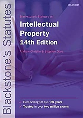 Blackstone's Statutes on Intellectual Property