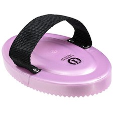 Imperial Riding Oval Curry Comb Strap Horse Grooming Soft Gentle Brush Plastic