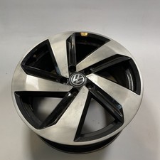 VW GOLF GTI 18" GENUINE MILTON KEYNES BLACK DIAMOND CUT ALLOY WHEEL 5G0601025CN