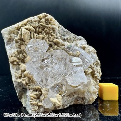 Seltener Herkimer Diamant Quarz mit natürlichen Doppelabschlüssen aus Belutschistan