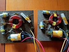 Ricambi Advent 3002 speaker: 2 crossover, 2 griglie, Casse Acustiche Passive