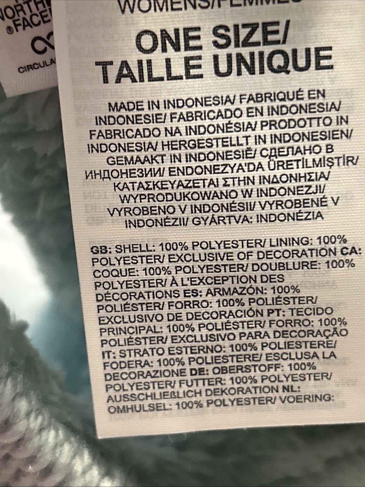 The North Face TNF Women's Cable Minna Earband Mint Green One Size New thumbnail 4