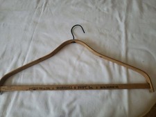 Vintage Wooden Hanger adv. MARSHALL  SWIFT INC. MASON CITY IOWA Dry Cleaning