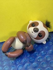 WowWee Fingerlings Baby Sloth - Kingsley Brown - Interactive Pet Figure Toy