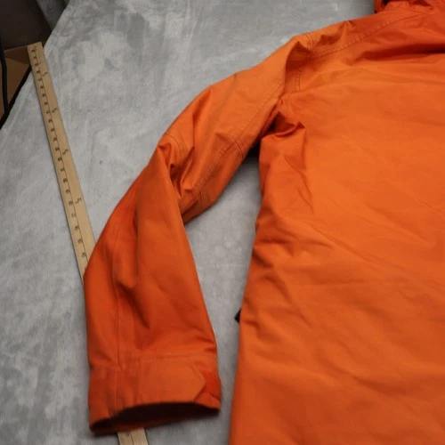 Planet Earth Jacket Mens Large Orange Ski Snow Waterproof Hooded Full Zip VTG image 9