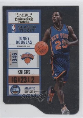 2010-11 Playoff Contenders Patches Gold Die-Cut 65/99 Toney Douglas #59 1w0